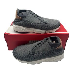 Nike Air Footscape Woven Chukka SE Shoes Mens 10.5 Dark Grey Sneakers 857874-002